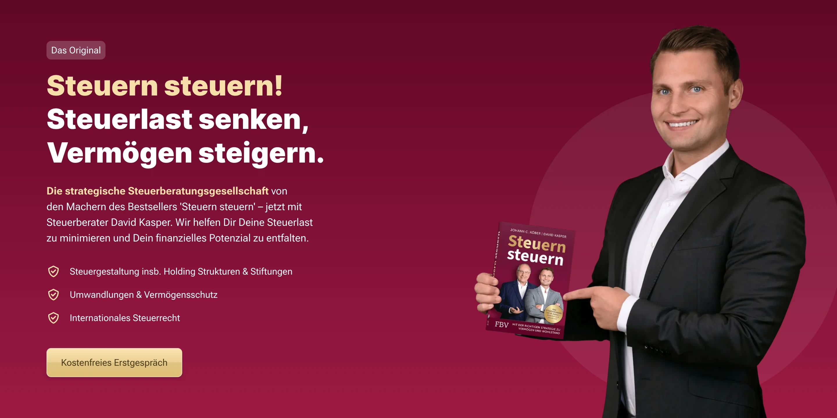 Steuern steuern: Startseite zur strategischen Steuerberatung.