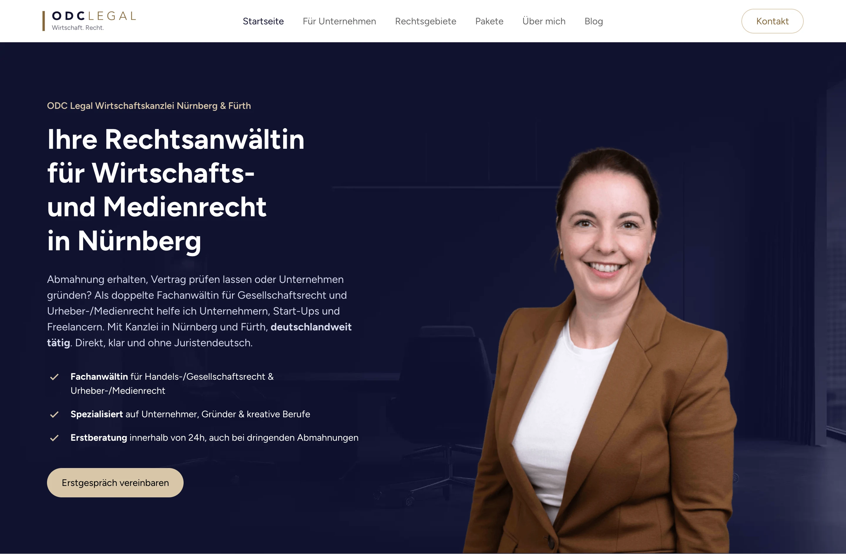 ODC Legal – Startseite für Wirtschafts- und Medienrecht.